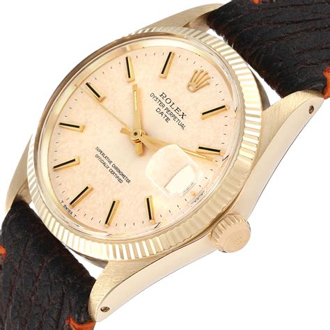 rolex 1503 14k gold watch